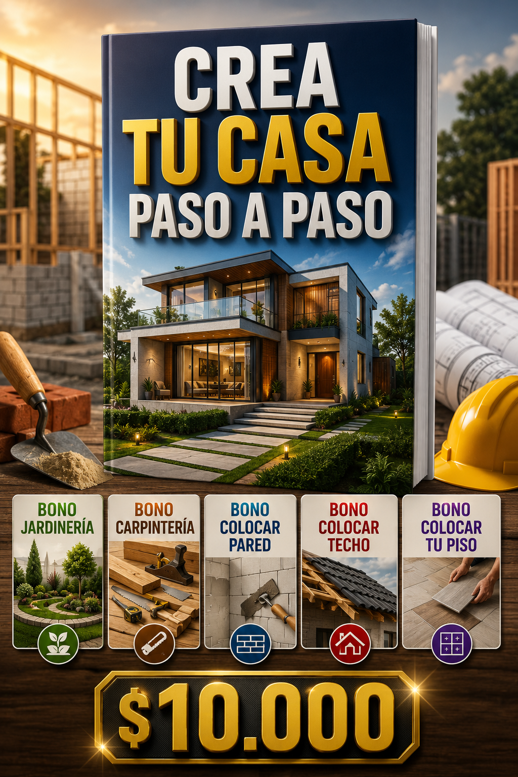 🏠 Crea Tu Casa Paso a Paso — Guía Completa + 5 Bonos