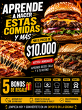 Ebook Maestro de Hamburguesas y mas comidas + 5 bonos de Regalo